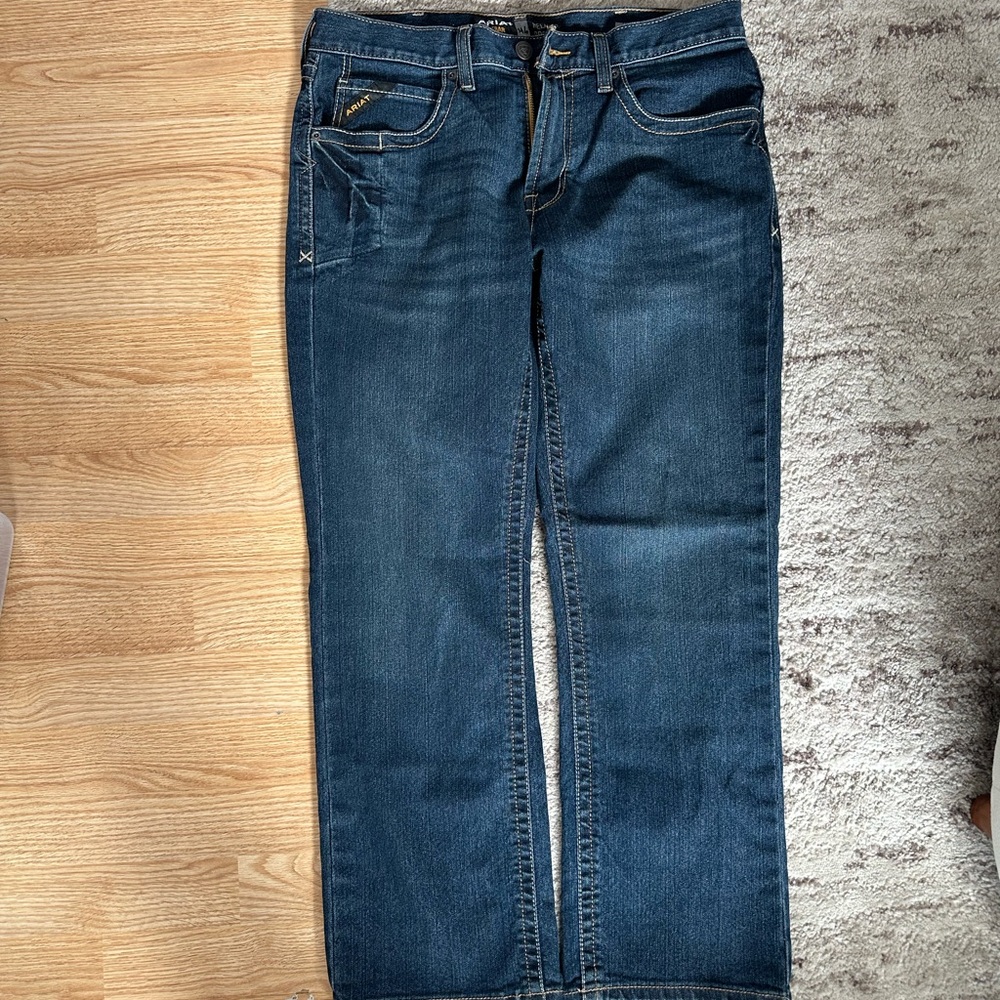 Ariat Men's Rebar M4 Relaxed Boot Dark Blue Relaxed Jeans